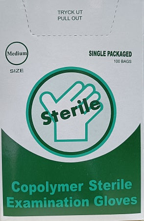 Sterile Gloves (Box of 100), SMALL/ MEDIUM/ LARGE